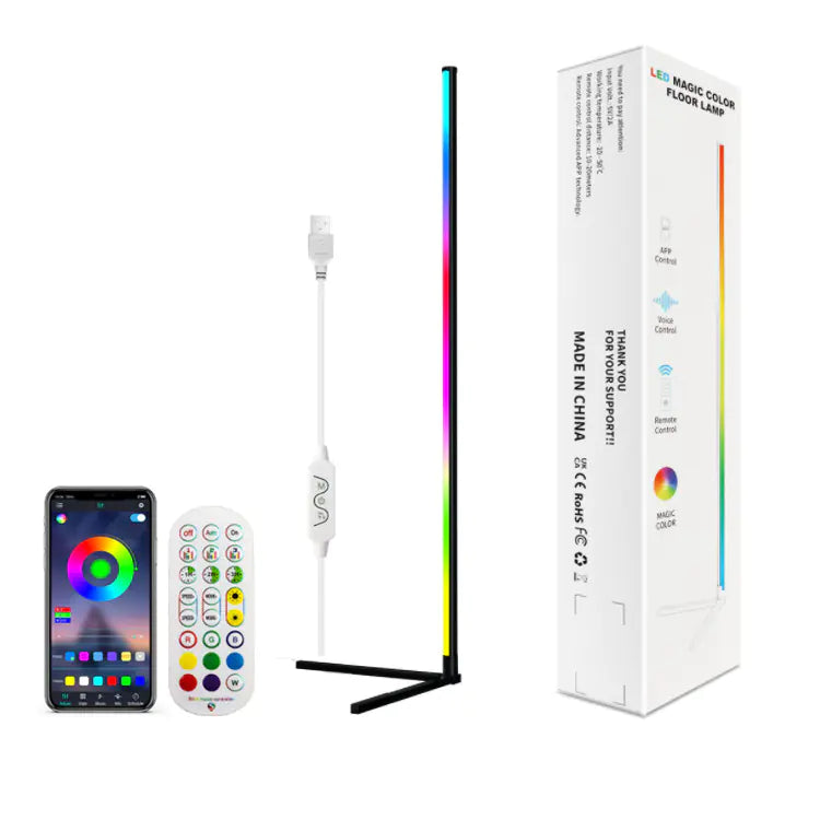 Plug-and-Play WiFi Colorful Corner Ambient Light